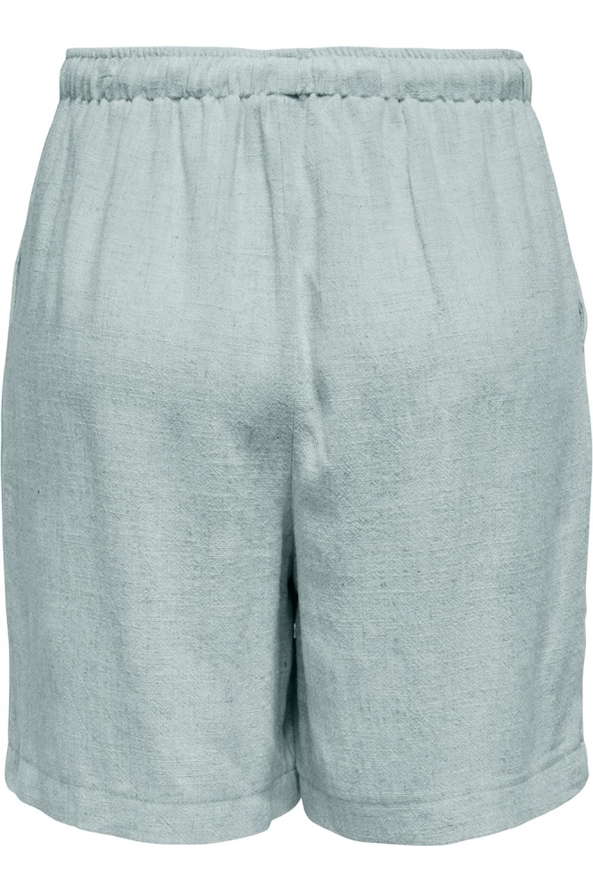 ONLSIESTA MW PULL-UP LIN BL SHORTS 15333032 Abyss